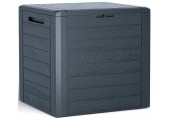 Prosperplast Woodebox Záhradný box 58,5cm, 140l, antracit MBWL140