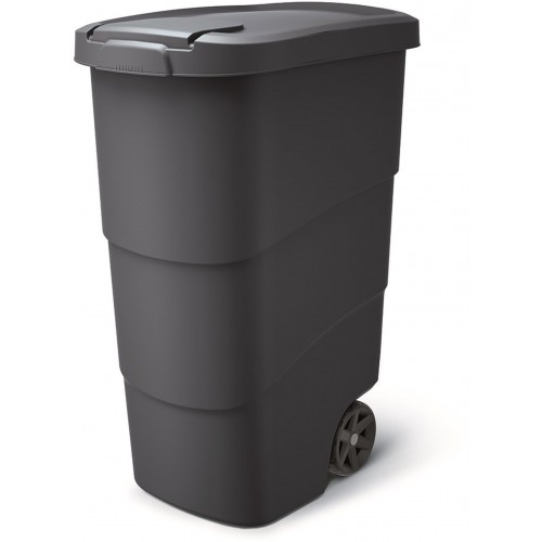 Prosperplast WHEELER Záhradná nádoba s odolnými kolieskami 95L, antracit NBWB95