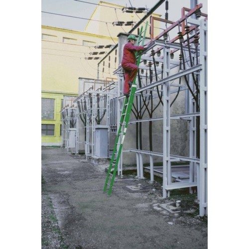 ALVE rebrík dvojdielny výsuvný laminátový, 2x10 priečok 5230