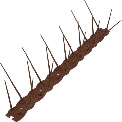 Plastové hroty proti vtákom, tmavo hnedá 40447