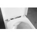 SAPHO GARCIA WC sedátko s pomalým zatváraním, biela / chróm 100727