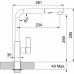 Franke FG 0392.071 Drezová batéria s reguláciou, Chróm/Onyx 115.0392.382