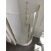 SAPHO RETRO 133901 keramická sprchová vanička, štvrťkruh 90x90x20cm, R550