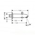 Hansgrohe Vaňový výtok E / S 152 mm s prepínačom, chróm 13423000