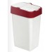 HEIDRUN Odpadkový kôš PUSH & UP 35 l,biela / žltá 1342
