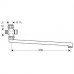Hansgrohe Predĺžený otočný výtok 300 mm, chróm 14495000