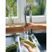 Hansgrohe TALIS S2 VARIARC Páková kuch. armatúra s vyťahov. spŕškou, vz. nerezu 14877800