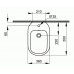 IDEAL Standard PLAYA stojaci bidet 55 x 36 cm s jedným otvorom pre armatúru J501401