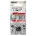 BOSCH Sada osadzovača čapov, 4-dielna, 6 mm 2607000544