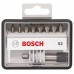 BOSCH 8+1-dielna sada skrutkovacích bitov S PZ Robust Line, verzia Extra Hard 2607002561