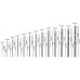 BOSCH 10-dielna súprava vrtákov do kovu HSS-G Robust Line, 135°, 1,5–6,5 mm 2607010538
