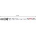 BOSCH List priamočiarej píly EXPERT ‘Wood 2-side clean’ T 308 BP, 3 ks 2608900557