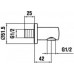 LAUFEN Pripojenie sprchovej hadice 1/2 " 3.6398.0.004.151.1