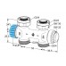 HEIMEIER radiátorový ventil Multilux 3/4 ", priamy, vonkajšie, jednotrubková s. 3856-02.00