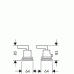 Hansgrohe Axor Citterio Dvouotv. termostat na okraj vane s ovl páčkami, chróm 39482000