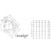 Kaldewei ZIRKON 506-1 sprchová vanička 80 x 90 x 6,5 cm biela 456000010001