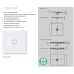 Kaldewei CONOFLAT 780-1 sprchová vanička 80x90x2,3cm, celoplošný Antislip 465030020001