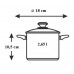 BANQUET AKCENT NEW LINE Hrniec s pokl 2,65L 48RW1231H18-A