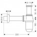 Hansgrohe umývadlový sifón Štandardný l G 1 1/4 ", chróm 52053000