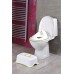 AQUALINE Detské WC sedátko Oslík, biela, 6426