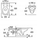 Roca Victoria závesný klozet 734630300S