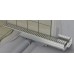ALCAPLAST Flexible Low Podlahový žľab 850 mm s okrajom pre perforovaný rošt APZ104-850