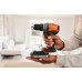 Black & Decker BCD382D1XK Vŕtací skrutkovač (45Nm/18V/1x2,0Ah), kufor