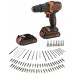 Black & Decker BDCHD18BAFC Aku príklepová vŕtačka (40Nm/18V/2x1,5Ah), kufor +príslušenstvo