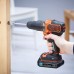 Black & Decker BDCHD18BAFC Aku príklepová vŕtačka (40Nm/18V/2x1,5Ah), kufor +príslušenstvo