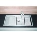 BLANCO CLARON 6 S-IF Infini Nerez hodvábny lesk drez vpravo s tiahlom 521645