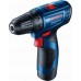 BOSCH GSR 120-LI PROFESSIONAL Vŕtací skrutkovač 2x 2.0Ah, 23-dielna sada bitov 06019G8002