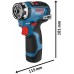 BOSCH GSR 12V-35 FC PROFESSIONAL Akumulátorový vŕtací skrutkovač 06019H3004