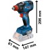 BOSCH GDX 18V-200 Akumulátorový rázový uťahovač, L-Boxx 06019J2205