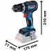 BOSCH GSB 18V-90 C Aku príklepový vŕtací skrutkovač, 2x 5.0Ah, L-BOXX 06019K6106