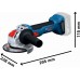BOSCH GWX 18V-8 PROFESSIONAL Uhlová brúska s X-LOCK, L-Boxx 06019N9101