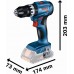 BOSCH PROFESSIONAL 18 V súprava 2 ks náradia: GSB + GDR + 2× 4,0Ah + GAL 0615A50069