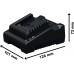 BOSCH PRO GPB 18V-1 C + GSR 18V-65 + 2× 5,0 Ah + GAL 18V-40-2 0615A500G5