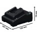 BOSCH PRO 18V GTB+GMA+2x2.0Ah+GAL18V-40-2 0615A500G8