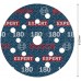 BOSCH Fóliový brúsny kotúč EXPERT O780, 125 mm, G180 2608902412