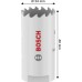 BOSCH Multi Dierovka na rôzne materiály so závitom, 24 x 40 mm 2608594565