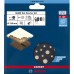 BOSCH Sada pre začiatočníkov EXPERT M480, 125 mm, 7 ks. 2x80 / 2x120 / 2x180 2608901202