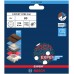 BOSCH Fóliový brúsny kotúč EXPERT O780, 125 mm, G80 2608902400