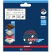 BOSCH Sada fóliových brúsnych kotúčov EXPERT O780 125 mm G80, G120 , G180, 9 ks 2608902407