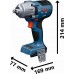 BOSCH GDS18V-450P PROFESSIONAL Akumulátorový rázový utahovák, 2x5,0Ah, L-BOXX 06019K4303