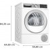 Bosch Séria 6 Sušička bielizne s tepelným čerpadlom 9 kg biela WQG24591BY