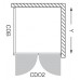 ROLTECHNIK Sprchové dvere dvojkrídlové CDO2 / 950 biela / transparent