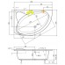 TEIKO Vaňa Cejlon P rohová 150x100 cm - HTP systém ECO HYDRO, pravá V210150R04T02211