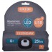 EXTOL LIGHT čiapka s čelovkou 4x25lm, nabíjací, USB, tmavo šedá, ECONOMY 43452