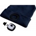 EXTOL LIGHT čiapka s čelovkou 4x25lm, USB nabíjanie, tmavo modrá, ECONOMY, 43456