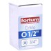 FORTUM adaptér, vnútorný 1/2 "- vonkajší 3/4", 4703111